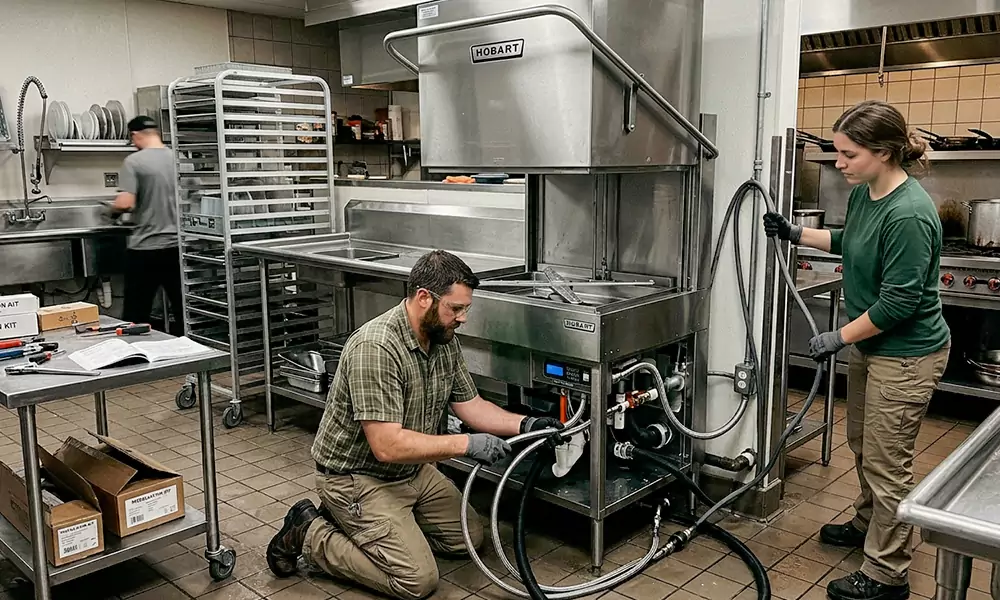 Commercial Dishwasher Installation in Shrewsbury, MA