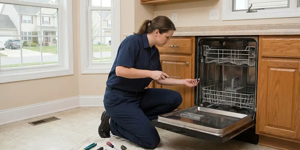 Dishwasher Latch Replacement in Shrewsbury, MA