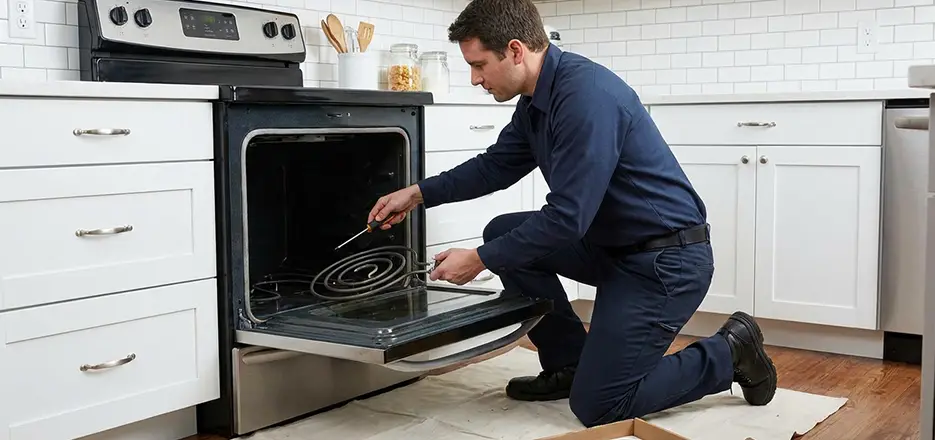 Oven Lower Heating Element Replacement in Shrewsbury